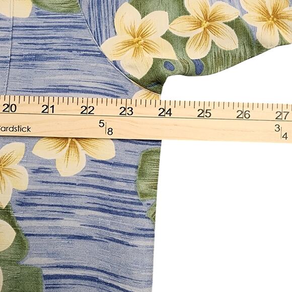 Jamaica Jaxx Men's Silk Shirt Short Sleeve Button Up Authentic Island Style Med - Picture 5 of 9